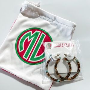 Marley Lilly Resin Hoops